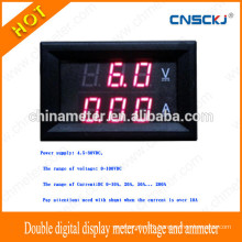 Super mini double display meter, Power 4.5-30VDC, voltage: 0-100VDC , Current:DC 0-10A, 20A, 50A...digital ammeter